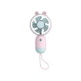 thumbnail image 1 of Up to 65% off Cute Fan Creative Handheld With Lanyard Mini Convenient USB Charging Small Fan, 1 of 1