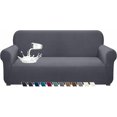thumbnail image 2 of Waterproof Sofa Cover Non-Slip High Stretch 1 Piece Water Repellent Couch Slipcover with Elastic Straps, Washable Sofa Protector Four Seasons Universal, 2 of 5