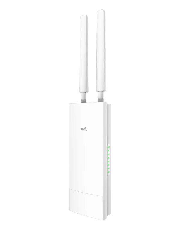 Cudy LT500 Outdoor 4G Router: 4G LTE Cat.4 AC1200 Dual-Band WiFi, IP65 Waterproof, PoE Power Support, VPN Server Support, Universal Network Compatibility (Verizon/T-Mobile Supported)
