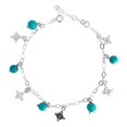 thumbnail image 1 of JOYARIS Pulsera Ajustable Nudo De Bruja Cuarzos Naturales Plata 925 Talla Largo/Ancho: 22 cm (ajustable) x 3 mm PT-0000533, 1 of 3