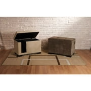 Avenue Six Detour Storage Chest with Lid, Vintage Shiitake
