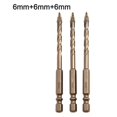 thumbnail image 1 of Precision Eccentric Drill Bits for Glass Tiles High Speed Rotation Triangle Drill for Effortless Hole Creation, 1 of 8