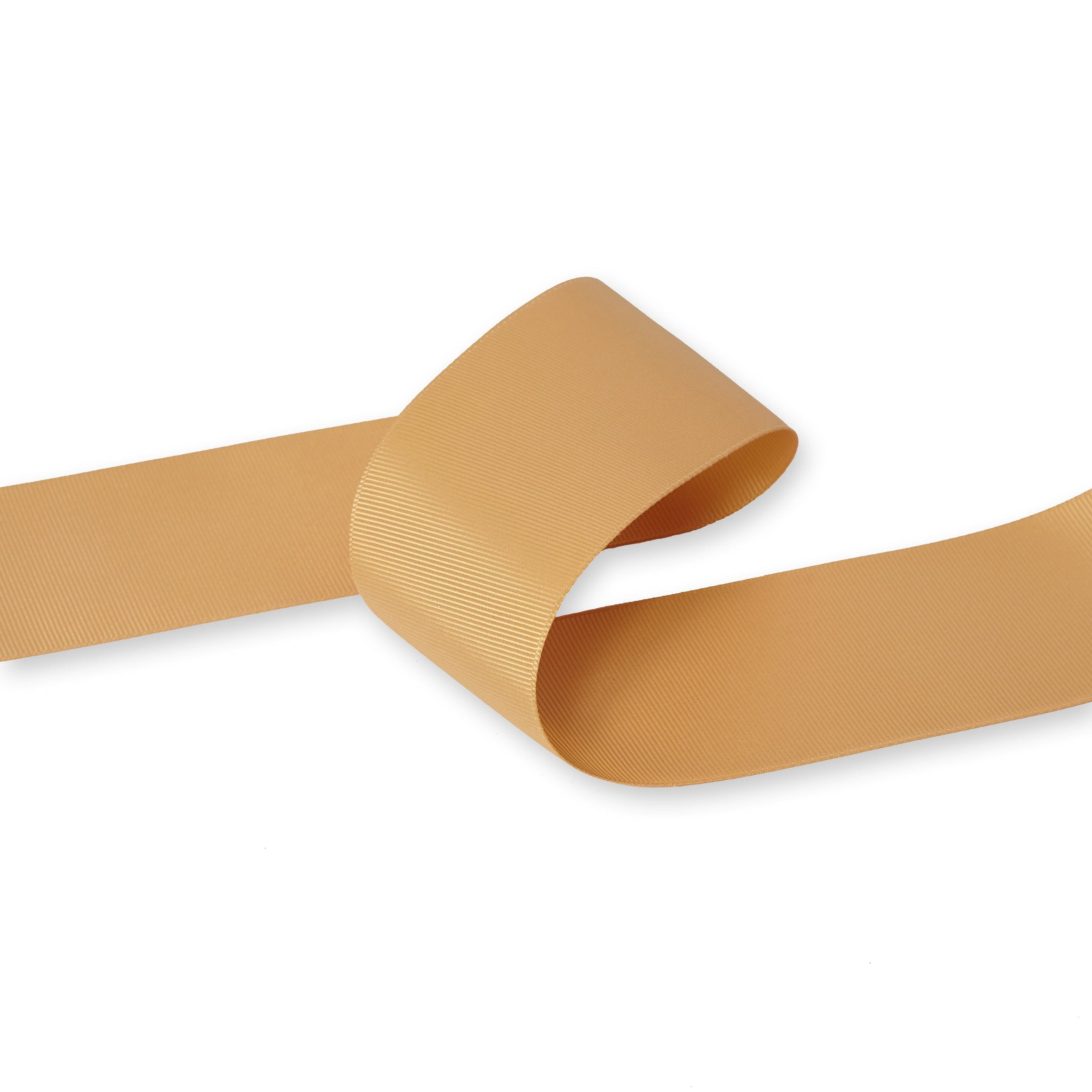 Keedil Grosgrain Taffeta Polyester Ribbon For Gift Wrapping, Bows, Sewing, Crafting, Hair Accessories, & Décor - (Gold, 2.25 Inches Wide, 50 Yards, 6 Pack)