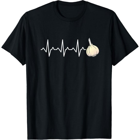 Garlic Heartbeat Garlic Lover T-Shirt