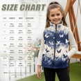 thumbnail image 7 of Pzuqiu Butterflies Kids Zip Up Vest 11-12 Toddler Girl Clothes Breathable Winter Lightweight Sleeveless Fleece Jacket with Pocket Fall Outfits Fashion Clothing for Daily Life, 7 of 7