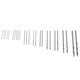 thumbnail image 5 of Juego de 25 brocas helicoidales miniatura, diámetro 0,5-3,0 mm, juego con vástago recto, pequeño orificio para bodhi, 5 of 5