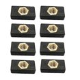 thumbnail image 1 of 8Pcs Kayak Side Mount Slide Track Rail Sliders Fishing Rod Pole Holder Mounting Base Sliding Nut, 1 of 5