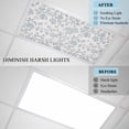 thumbnail image 4 of Farmhouse Flower Fluorescent Light Covers, Botanical Vintage Light Blue Leaf Magnetic Light Covers for Ceiling Lights, Fluorescent Ceiling Shade Filters for Classroom Bedroom Office 4x2Ft x 2PCS, 4 of 8