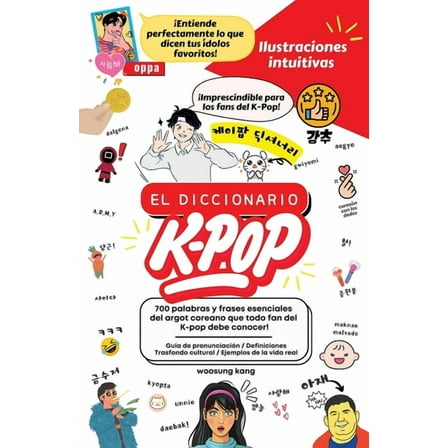 El Diccionario K-Pop - 700 Palabras Y Frases Esenciales De K-Pop, Dramas Y Peliculas Coreanos, (Paperback)