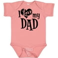 thumbnail image 3 of Inktastic I Love My Dad Boys or Girls Baby Bodysuit, 3 of 5