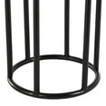 thumbnail image 5 of DecMode 33", 28", 22"H Nesting Black Metal Planter with Tall Black Stands (3 Count), 5 of 9