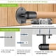 thumbnail image 4 of Barandal SELEWARE de Madera 45 cm con Base Metálica para Escaleras - Personas Mayores, 4 of 7
