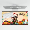 thumbnail image 4 of Merry Christmas Santa Doberman Pinscher Scarf Twinkling Lights Xmas Holiday Desk Mat Full Keyboard Mouse Pad Doberman Dog Lover Gifts Large Mousepad - 00022, 4 of 5