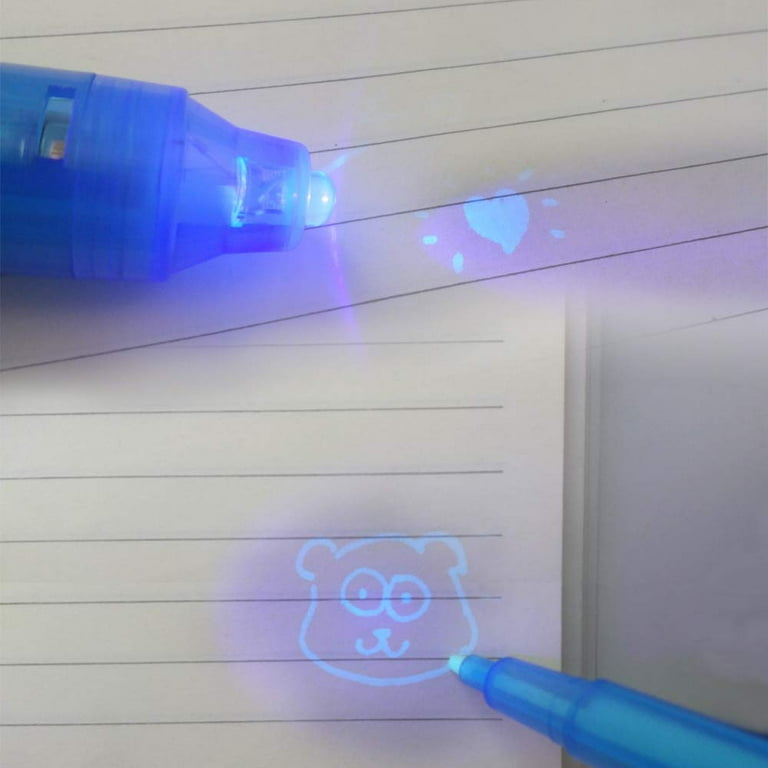 igeekid Invisible Ink Pen 2020 Upgraded Spy Pen 36 Pack Invisible Ink Pen  with UV Light Magic Marker for Secret Message Christmas
