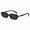 Black/Gray, variant on Square Sunglasses for Women Men Trendy Rectangular Frame UV Protection 90s Vintage Style Sun Glasses(Black/Gray)