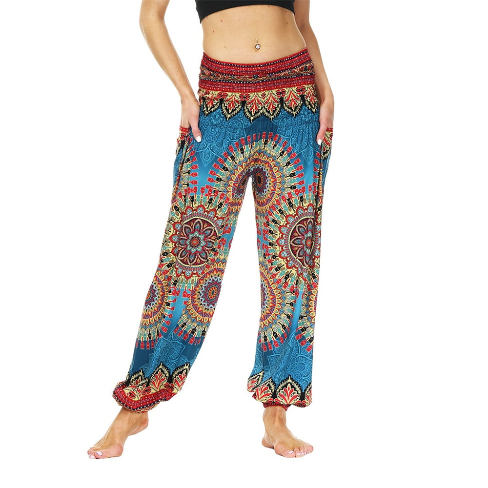 Hippie Boho Yoga Party Festival Patches Harem Trouser 
