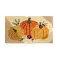 thumbnail image 1 of Thanksgving Fall Bathroom Rugs Non Slip Funny Cute Bath Mats For Bathroom Shower Tub Washable Absorbent Pumpkin Shape Carpet, 1 of 9