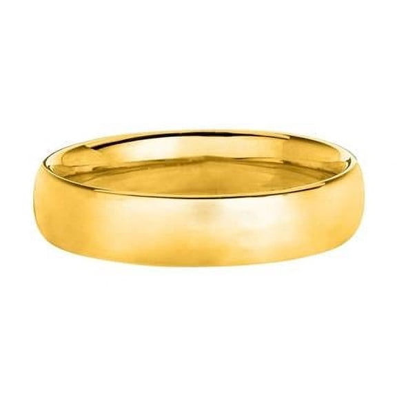 Royal Chain R963-09 14K Yellow Gold Polished Ring, Size 9