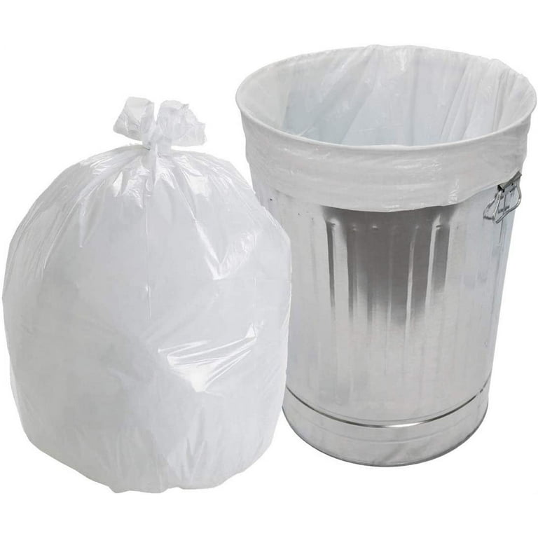 TYPLASTICS 20-30 Gallon Clear Trash Can Liners - 30 x 37 - High Density  Garbage Bags - Case of 500-Multipurpose for Office, Outdoor, Recycling
