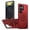 Red, variant on For Samsung Galaxy A25 5G Phone Case,With 360°Rotatable Invisible Magnetic O-Ring Kickstand,Compatible with Mag-Safe,Heavy Duty Shockproof Protection Anti-Scratch Rugged Slim Phone Case,Purple