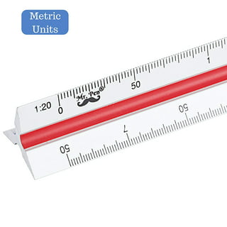 Mr. Pen- Ruler, 12 inch, Pack of 3, Clear Ruler 