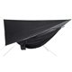 thumbnail image 1 of Hamaca para acampar con red, lona para tienda de campaña, lona para lluvia para Patio, patio trasero, mochilero negro y negro, 1 of 8