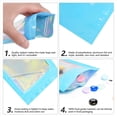 thumbnail image 2 of 200 Piezas Bolsas HolográFicas Resellables, Bolsa de Mylar Una Prueba de Olores con Ventana Transparente para Almacenamiento de Alimentos Recuerdo de Fiesta Negocios, 2 of 5