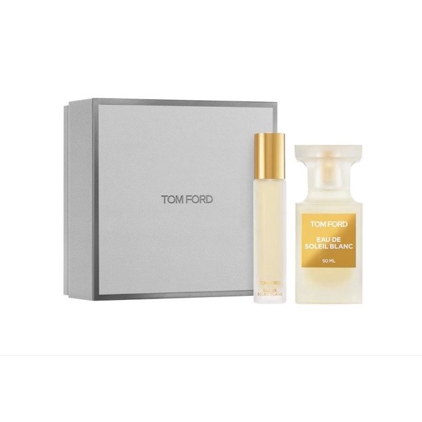 Tom Ford Eau De Soleil Blanc 2 Pcs Set:  Eau De Toilette Spray and 10 Ml  Eau De Toilette Spray 