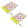 Baby Cloth Diaper Wet Dry Bags with Two Zippered Pockets Leak