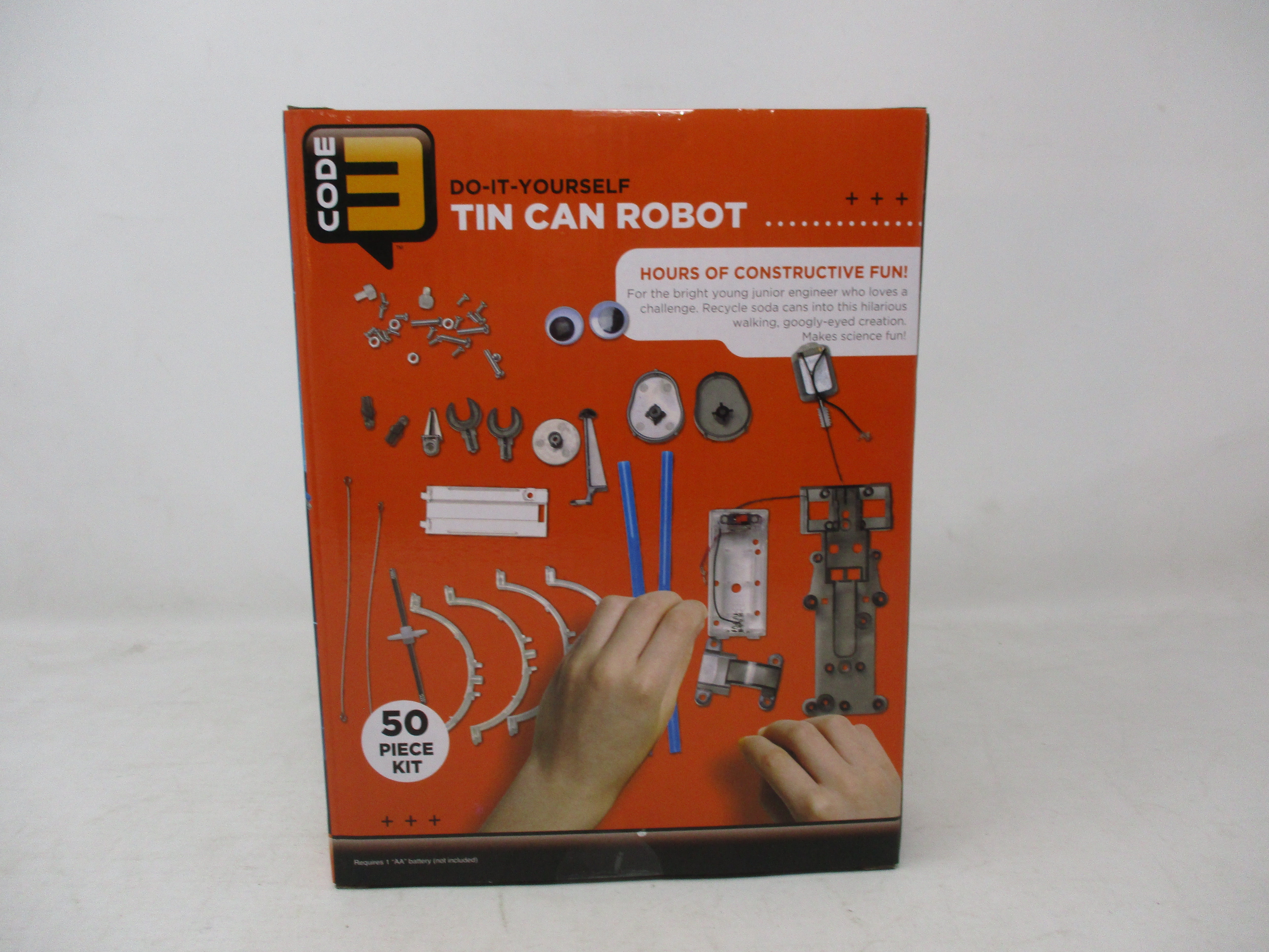 Code 3 Do It Yourself Tin Can Robot Walmart
