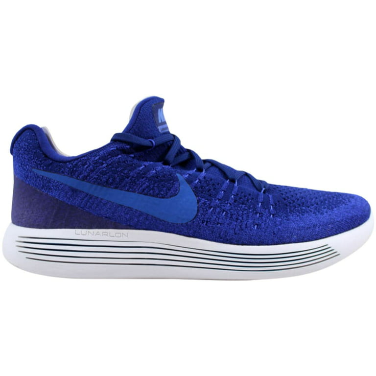 Nike Lunarepic Low Flyknit 2 Deep Blue/Medium Blue 863779-400 Men's 10.5 - Walmart.com