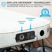 Ivation EZ-Bed King - Air Mattress w/Frame & Case, Deflate Defender, Dual Auto Pump, Durable Design