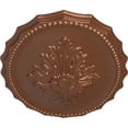 thumbnail image 3 of Ekena Millwork 16 7/8"W x 11 3/4"H x 1 1/2"P Oxford Ceiling Medallion, Hand-Painted Polished Copper, 3 of 5