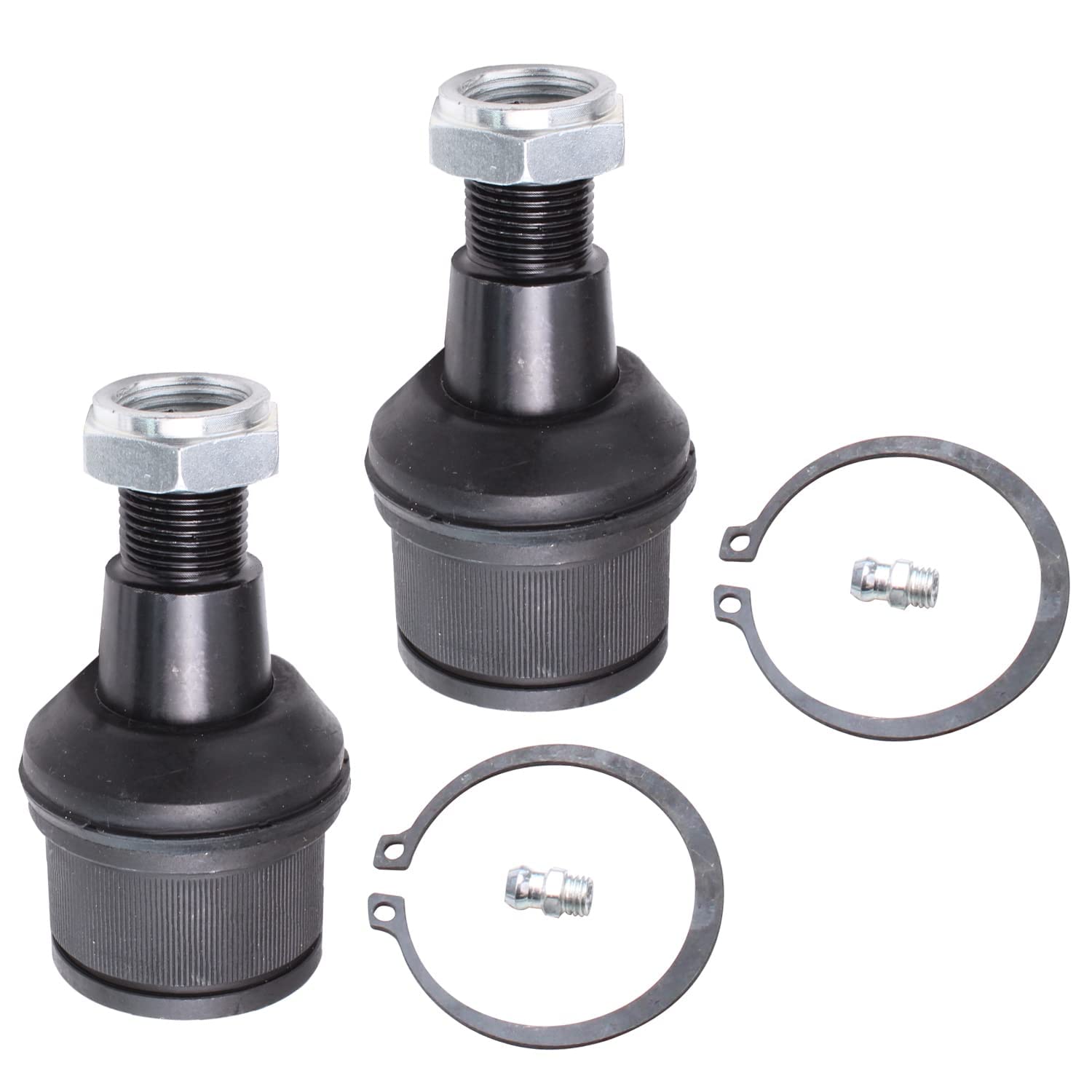 Detroit Axle - Front 12pc Suspension Kit for 4WD 00-04 Ford F-250 F-350 Super Duty, 2 Wheel Bearing Hubs 4 Ball Joints 4 Tie Rods 2 Sway Bars 2000 2001 2002 2003 2004 Replacement