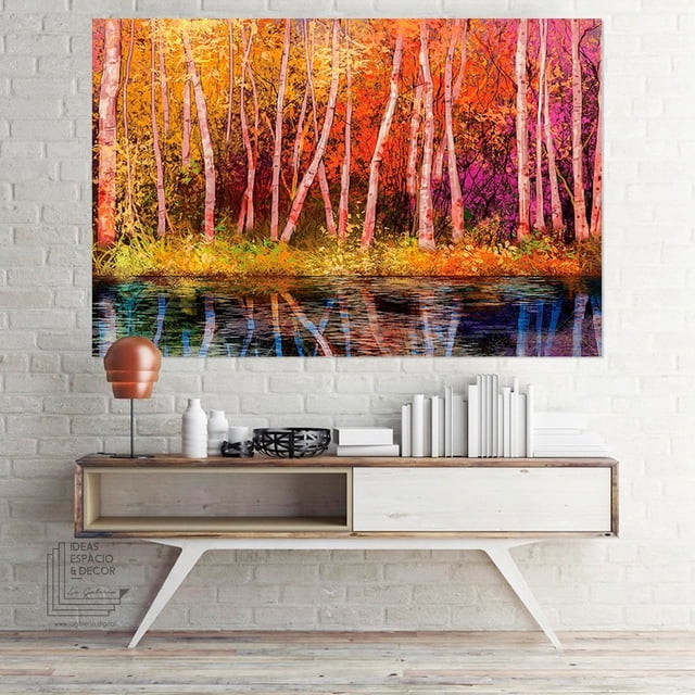 Cuadro Decorativo Canvas Arboles