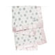 thumbnail image 1 of Manta para bebé Little Giraffe Luxe, ribete satinado rosa, 74 x 89 cm, 1 of 7