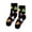 Black2, variant on Halloween Women's Socks,Crew Long Socks,Thin Breathable Lightweight Calf Socks,Ghost Themed Halloween Socks