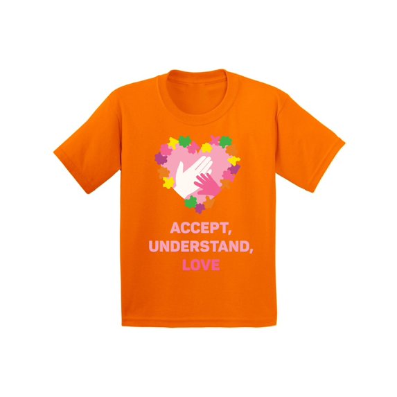 Awkward Styles Youth Autism Awareness T shirt Accept Understand Love Autism Shirt Autism Awareness T Shirt Autistic Pride Autism Puzzle Shirts for Kids Boys Autism Shirt Autism Gifts for Girls
