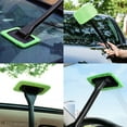 thumbnail image 4 of Car Window Cleaner Tool with 5 Reusable Microfiber Pads 180° Rotatable Head for Windshield Cleaning Fit Cars Trucks SUVs RVs Home Glass Surfaces, 4 of 10