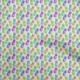 thumbnail image 1 of oneOone Cotton Jersey Light Yellow Fabric Pineapple Dress Material Fabric Print Fabric By The Yard 58 Inch Wide, 1 of 4
