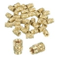 thumbnail image 1 of 66 Pcs Threaded Inserts, M3 Brass Heat Set Insert for 3D Printing, M3x5x7mm, 1 of 6