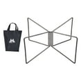 thumbnail image 4 of Soporte para refrigerador plegable, soporte plegable para caja de hielo, soporte para refrigerador, portaequipajes para barbacoa, camping, senderismo Plata, 4 of 8
