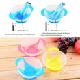 thumbnail image 4 of Baby Bowls Kids Feeding Bowls Suction Cup Bowl+Spoon+Fork Set with Lids Self Feeding Training Storage Bowl Cutlery Travel Set Great Baby Gift, 4 of 4