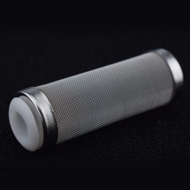 Langgg Aquarium Intake Inflow Mesh Stainless Steel Cylinder Filter Fishtank Shrimp Fish Net Filtration System Replacing Parts L