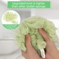 thumbnail image 7 of GIXUSIL Large Bath Shower Sponge Pouf Loofahs 4 Packs 60g Each Eco-Friendly Exfoliating Mesh Brush Pouf Bath Shower Ball Sponge -Exfoliate, Cleanse, Soothe Skin( White, Light Green, Gray, Khaki), 7 of 7