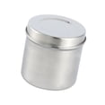 thumbnail image 4 of Recipiente de acero inoxidable para almacenamiento de gasa con tapa, recipiente para apósitos, dispensador de bolas de algodón para salón profesional 9 cm x 92 cm, 4 of 8