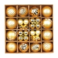 thumbnail image 2 of AuroraX Plastic Christmas Decorations Fun 44 Pack Multi-Shape Shatterproof Christmas Tree Decorations Christmas Ball Ornaments Winter Party Supplies, 2 of 6