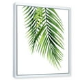 thumbnail image 3 of Designart 'Tropical Palm Branches' Tropical Framed Canvas Wall Art Print, 3 of 5