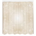 thumbnail image 2 of Ambesonne Vintage Shower Curtain, Bohemian Cultural Motives, 69"Wx70"L, Beige and Eggshell, 2 of 4
