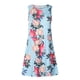 thumbnail image 4 of Moda mujer sin mangas Rounk cuello verano cómodo estampado bolsillos Casual suelta tanque vestido Fridja  qr2769, 4 of 8